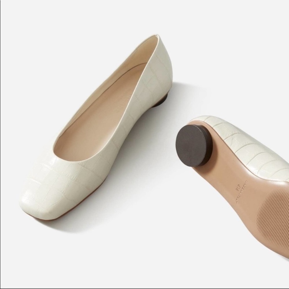 Everlane 90’s Square Toe Flat Sz 10